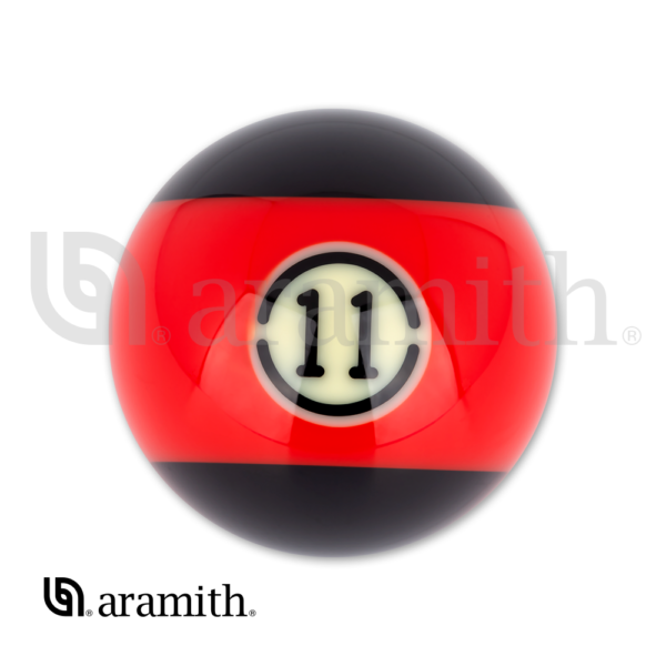 Aramith BLACK Replacement Ball – #11 | Golden Break Billiards